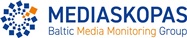 Mediaskopas logo horizontalus ekranui